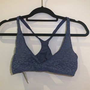 Navy/grey free people bralette